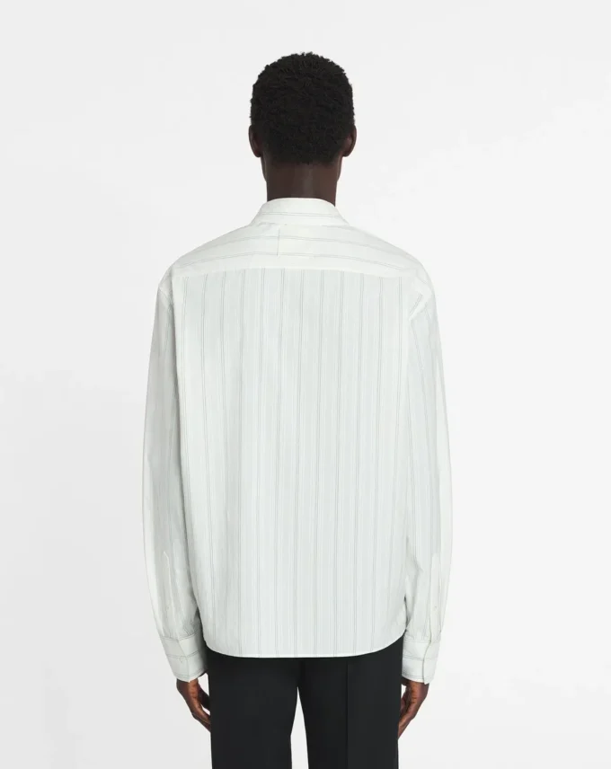 Chemise droite en coton