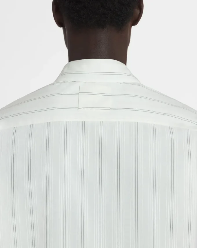 Chemise droite en coton