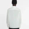 Chemise en voile de coton avec découpes