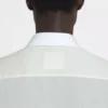 Chemise en voile de coton avec découpes