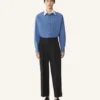 Chemise oversize en popeline de coton