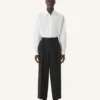Chemise oversize en popeline de coton