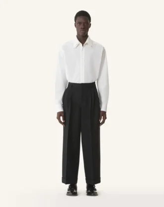 Chemise oversize en popeline de coton