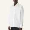 Chemise oversize en popeline de coton
