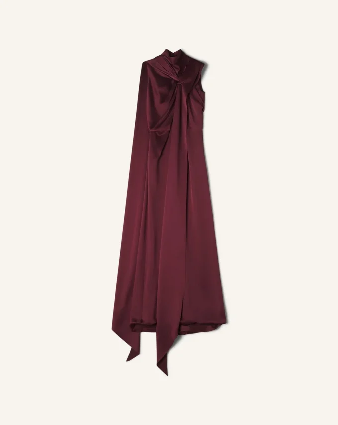 Combinaison longue en satin