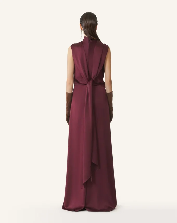 Combinaison longue en satin