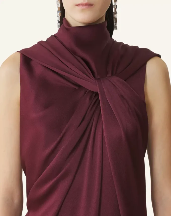 Combinaison longue en satin