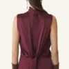 Combinaison longue en satin
