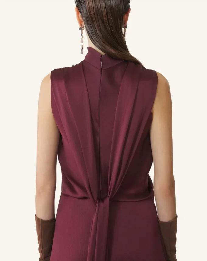 Combinaison longue en satin