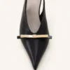 Escarpins à bride arrière Lanvin en cuir