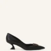 Escarpins en cuir Midnight Step avec boucle