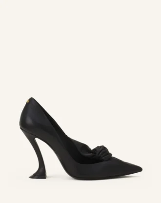 Escarpins à nœud en cuir Midnight Step
