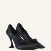 Escarpins à nœud en cuir Midnight Step