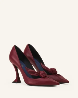 Escarpins à nœud en cuir Midnight Step