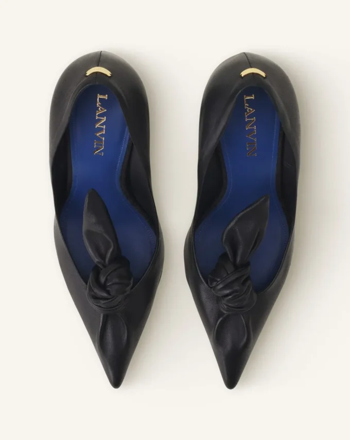 Escarpins à nœud en cuir Midnight Step
