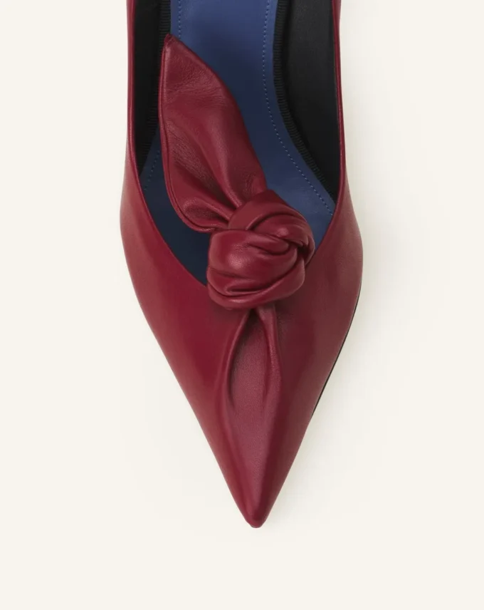 Escarpins à nœud en cuir Midnight Step