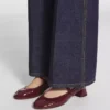 Escarpins à talons Mary Jane en cuir brillant