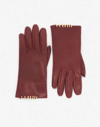 Gants en cuir Mélodie par Lanvin
