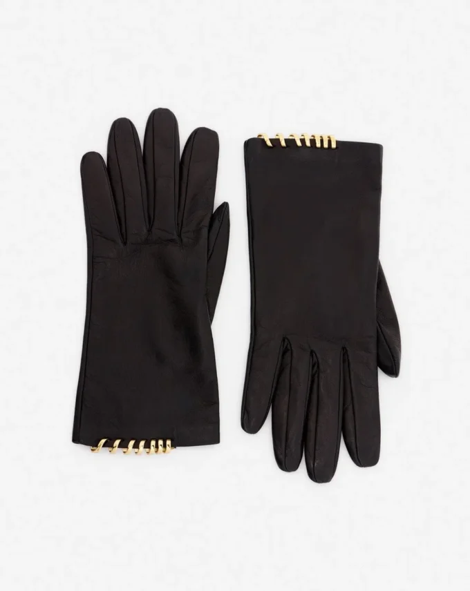 Gants en cuir Mélodie par Lanvin