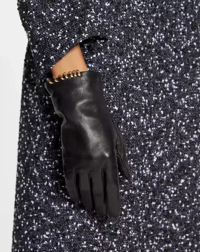 Gants en cuir Mélodie par Lanvin