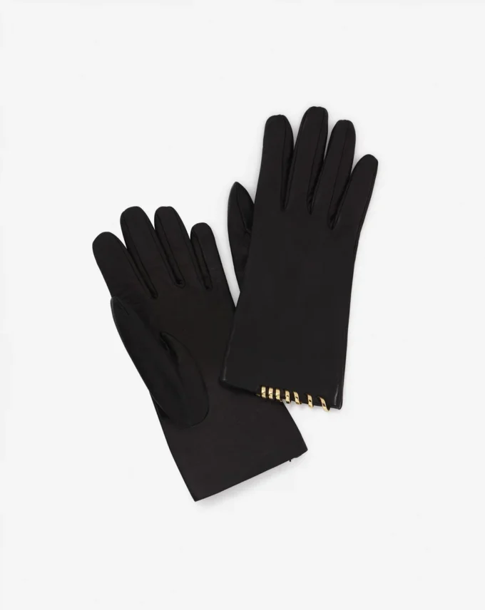 Gants en cuir Mélodie par Lanvin