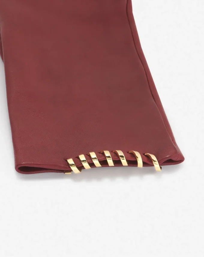 Gants en cuir Mélodie par Lanvin