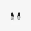 Grandes boucles d&rsquo;oreilles créoles Fargo en strass