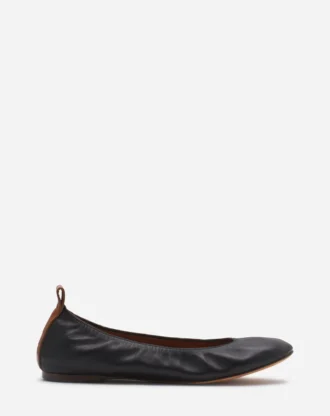 Les ballerines en cuir