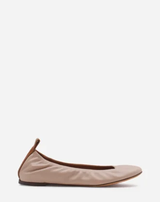 Les ballerines en cuir