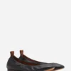 Les ballerines en cuir