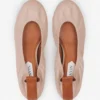 Les ballerines en cuir