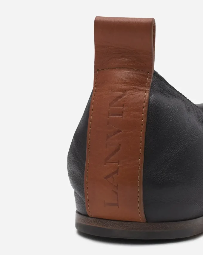 Les ballerines en cuir