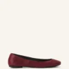 Les ballerines plates en cuir
