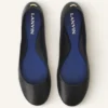 Les ballerines plates en cuir