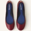 Les ballerines plates en cuir