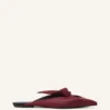 Mules Midnight Step en cuir avec nœud