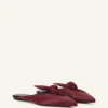 Mules Midnight Step en cuir avec nœud