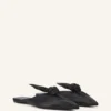 Mules Midnight Step en cuir avec nœud