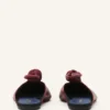 Mules Midnight Step en cuir avec nœud