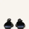 Mules Midnight Step en cuir avec nœud