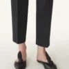 Mules Midnight Step en cuir avec nœud