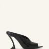 Mules Midnight Step en cuir verni