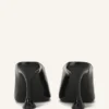 Mules Midnight Step en cuir verni