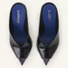 Mules Midnight Step en cuir verni