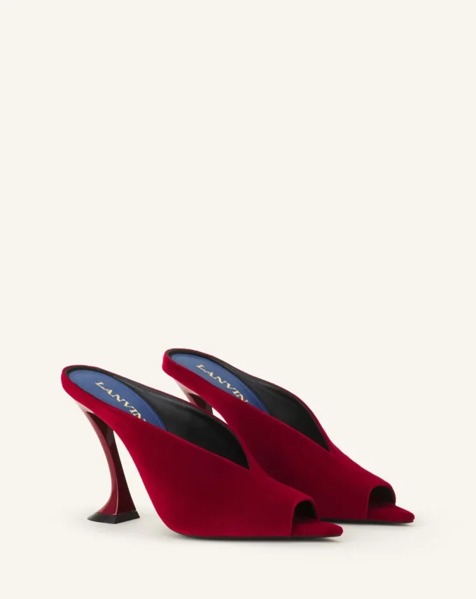Mules Midnight Step en velours