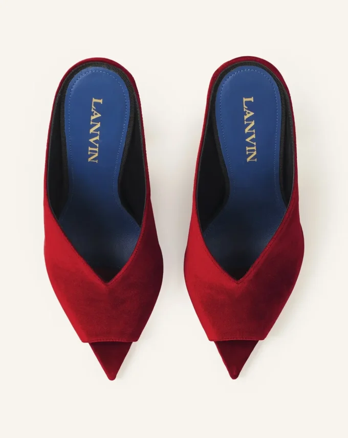 Mules Midnight Step en velours