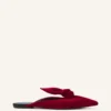 Mules à nœud en velours Midnight Step
