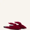 Mules à nœud en velours Midnight Step