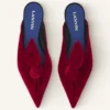 Mules à nœud en velours Midnight Step