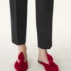 Mules à nœud en velours Midnight Step